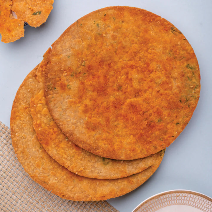 BJP (Bajri, Jawar, Palak) Khakhra