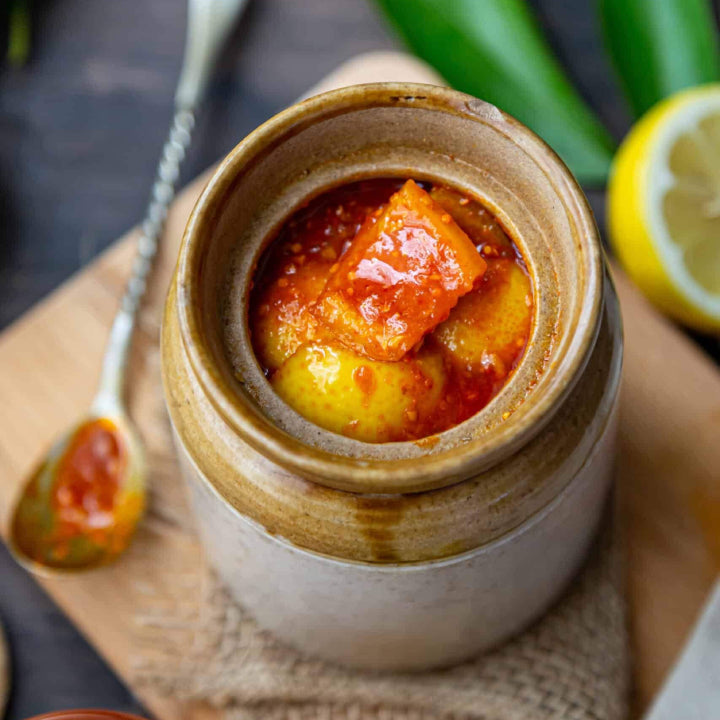 Lime Sweet Pickle (Nimbu ka Meetha Aachar)